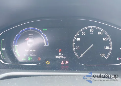 2019 Honda Accord Hybrid Touring z USA, uszkodzony, nr VIN 1HGCV3F98KA001286